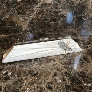 Satin clutch